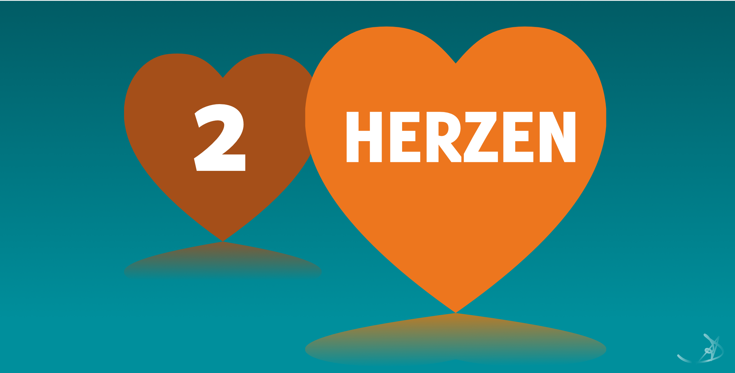 Zwei Herzen A.D. schreibt